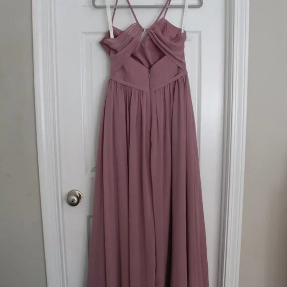 Azazie Bridesmaid Dress - Vintage Mauve - Picture 3 of 9